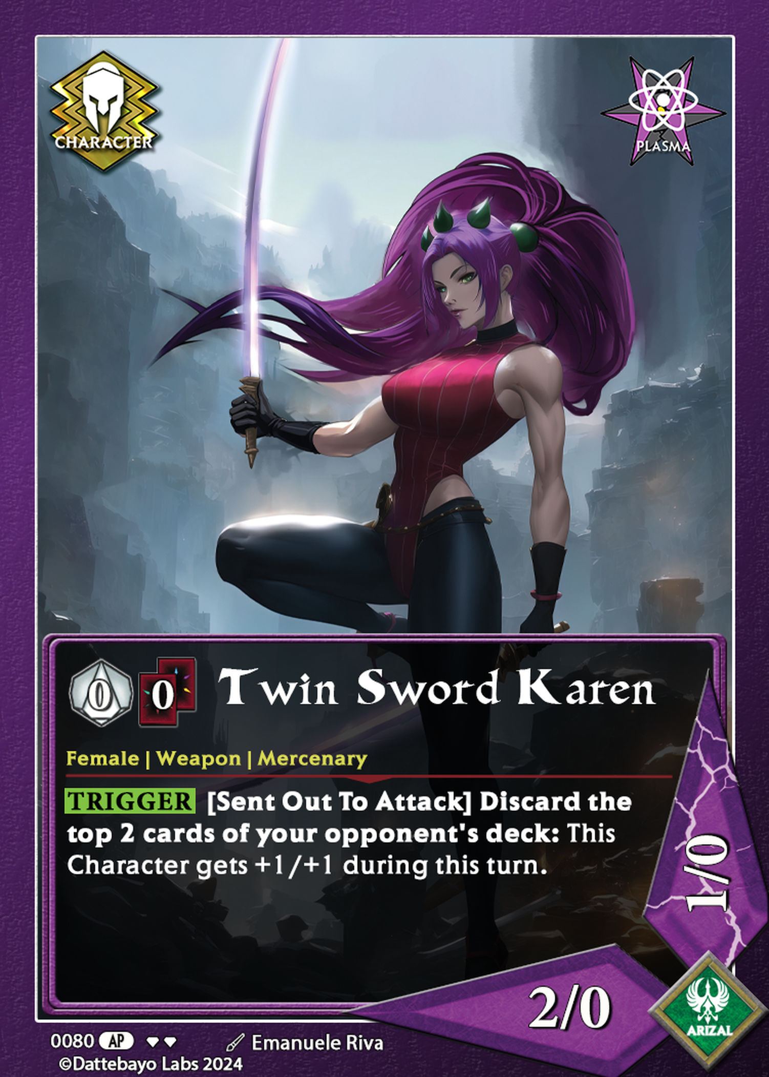 Twin Sword Karen