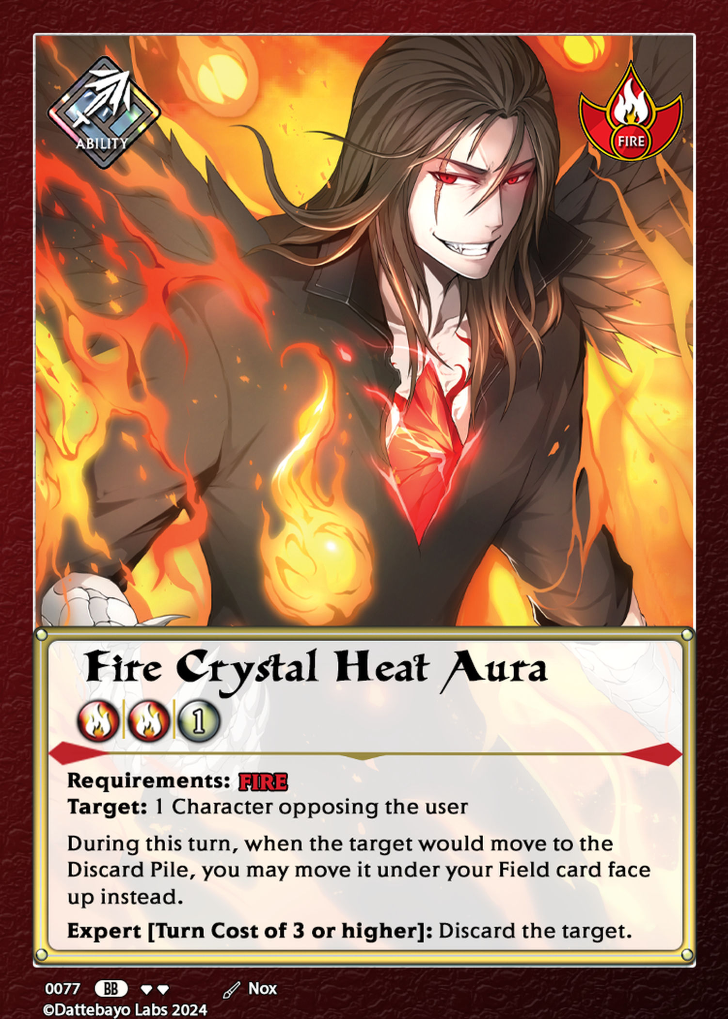 Fire Crystal Heat Aura