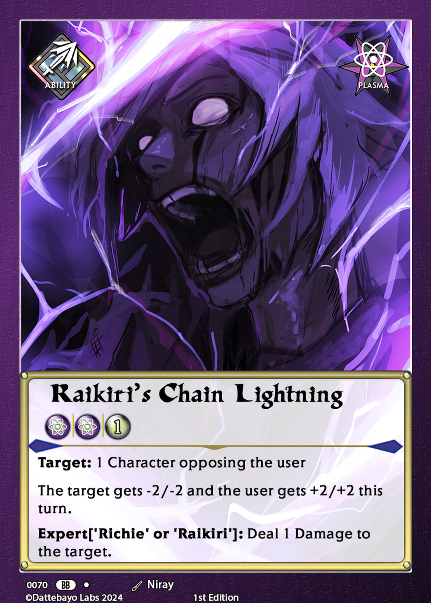 Raikiri’s Chain Lightning