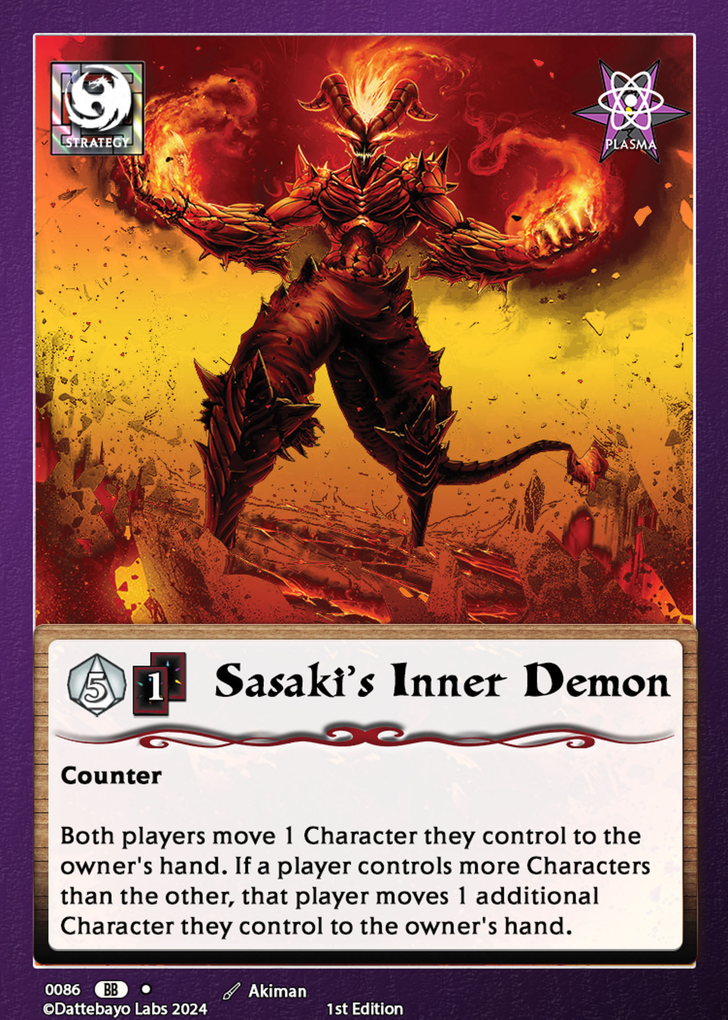 Sasaki’s Inner Demon