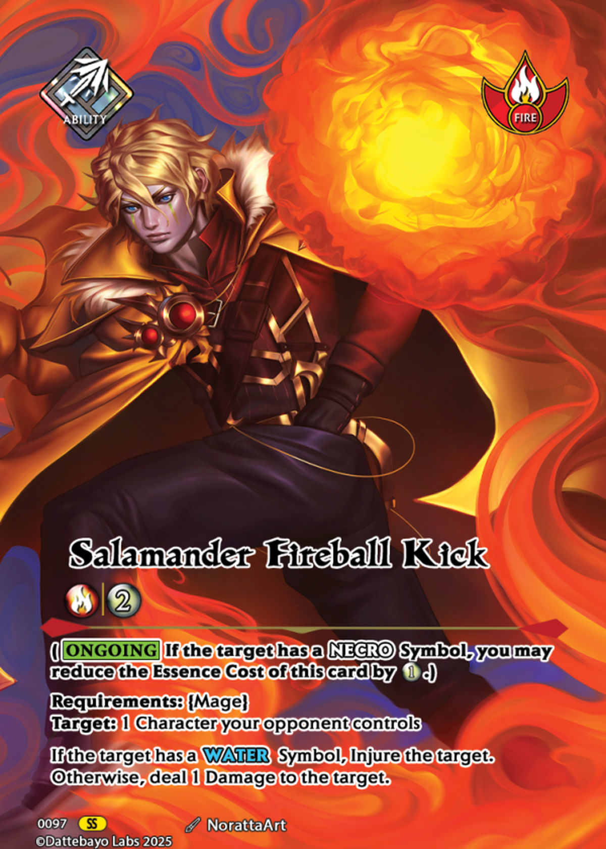 Salamander Fireball Kick