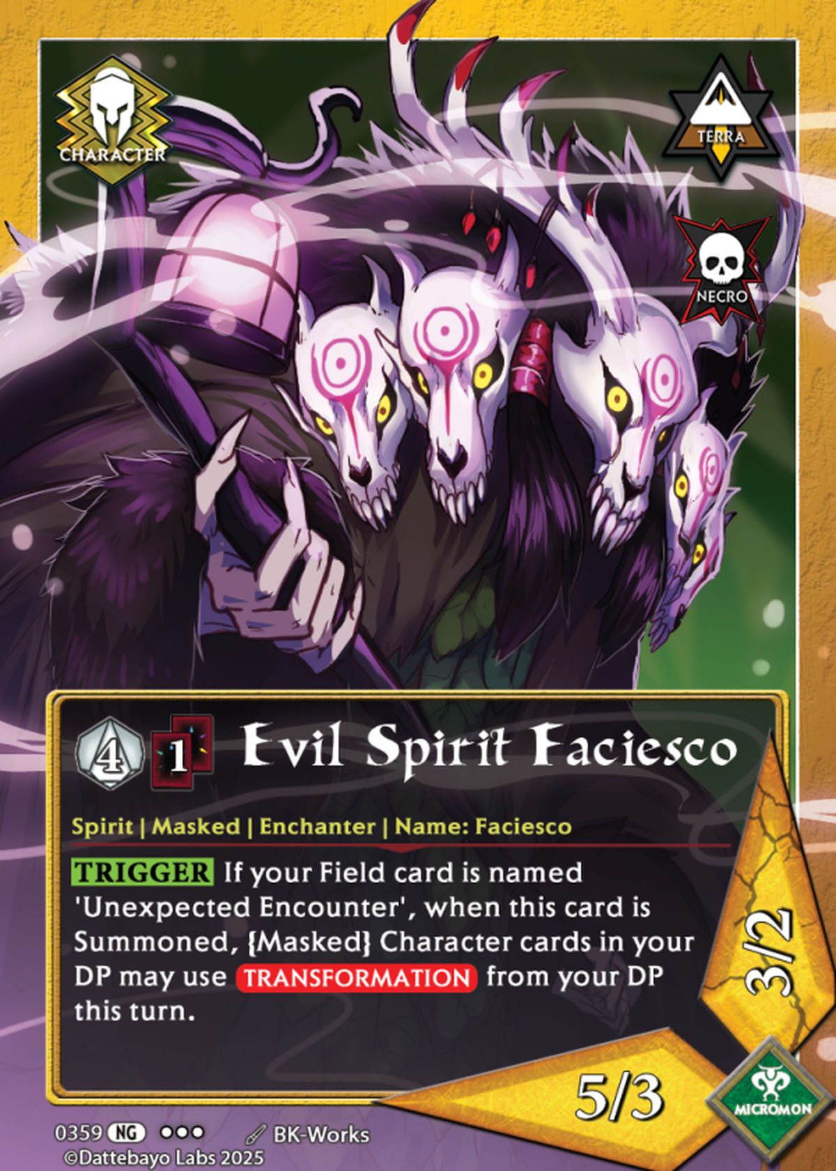 Evil Spirit Faciesco