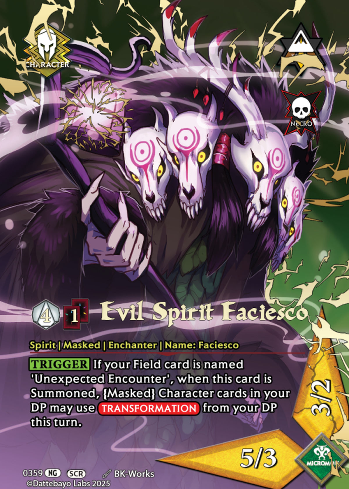 Evil Spirit Faciesco